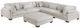 Homelegance® Tinley 6-Piece Beige Modular Sectional with Ottoman-0