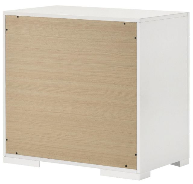 Coaster® Ives White High Gloss Nightstand-3