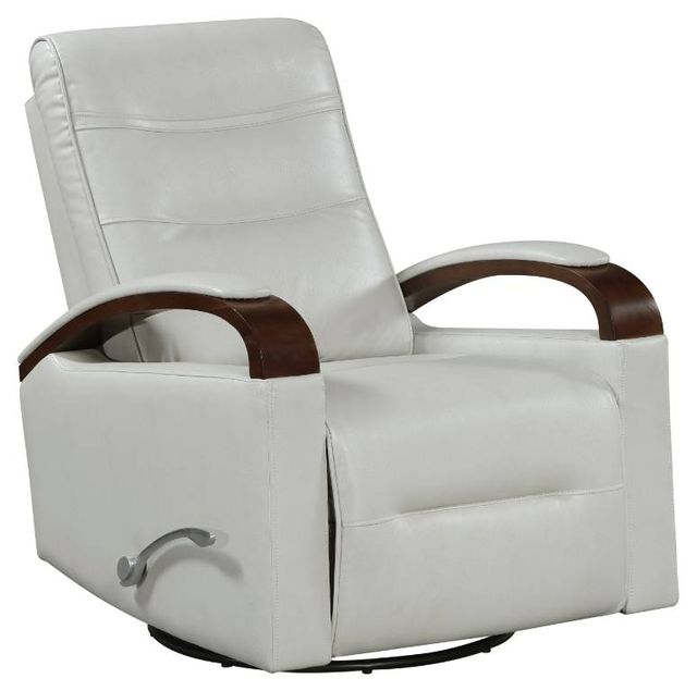 Homelegance® Margot Smoke Manual Swivel Glider Reclining Chair-0