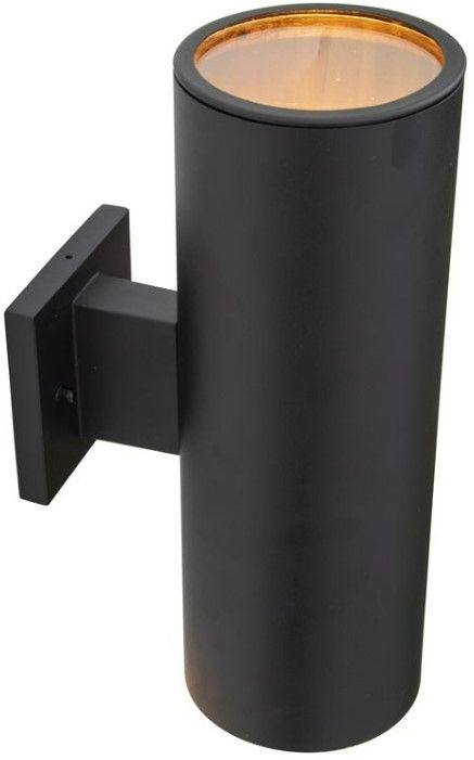 YHD Hillsdale Matte Black 2-Light Exterior Lighting-3