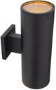 YHD Hillsdale Matte Black 2-Light Exterior Lighting-3