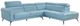 Homelegance® Giselle 2-Piece Blue Left-Arm Facing Sectional and Chaise-0