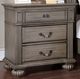 Furniture of America® Syracuse Gray Nightstand-0