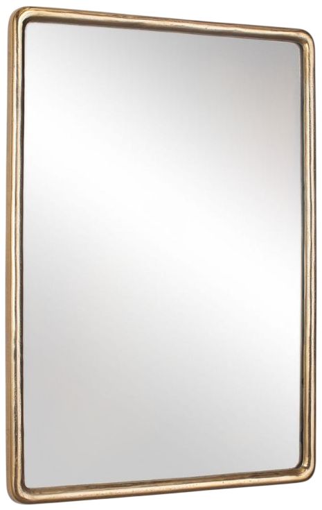 Uttermost® Burton Antique Brass Indoor-Outdoor Mirror-2