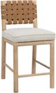 Modus Furniture Dorsey Ginger/Ricotta Upholstered Counter Stool-0