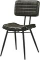 Coaster® Partridge 2-Piece Espresso/Black Padded Side Chairs-2