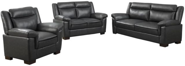 Coaster® Arabella 3-Piece Gray Sofa Set-0