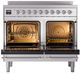Ilve® Nostalgie II Series 40" Stainless Steel Pro Style Induction Range-1