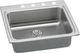 Elkay Lustertone® Classic Lustrous Satin 25" x 22" x 6-1/2" 3-Hole Single Bowl Drop-In ADA Sink with Perfect Drain® and Quick-Clip-0