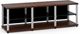 Salamander Designs® Synergy Triple 20 AV Cabinet-Dark Walnut/Aluminum-0