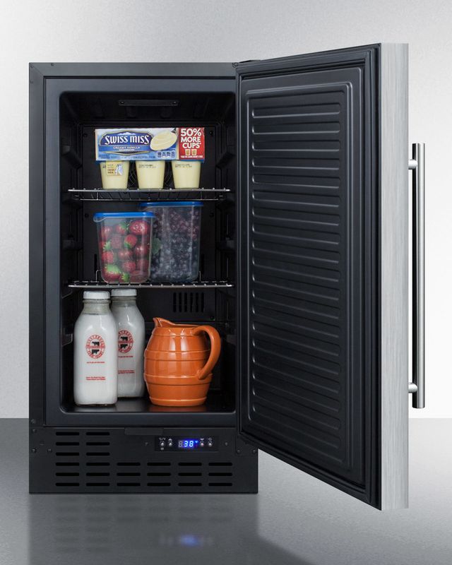 Summit® 2.7 Cu. Ft. Stainless Steel Under the Counter Refrigerator-2