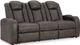 Signature Design by Ashley® Fyne-Dyme Shadow Power Reclining Sofa-0