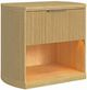 Elements International Sylvie Natural Nightstand with Touch Light-0