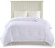 Olliix by Madison Park White All Season Hypoallergenic Microfiber Down Alternative King Windom Blanket-3