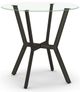 Amisco Customizable Norcross 36" Round Glass Top Counter Height Table-0