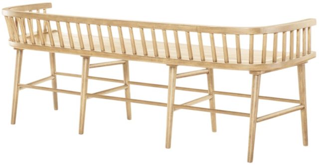 Legacy Classic Xxx's and Ooo's Amber Windsor Dining Bench-1