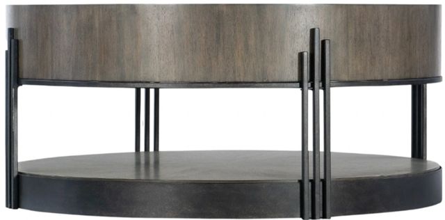 Hooker® Furniture Commerce and Market Skyline Dark Bronze/Dark Natural Wood Cocktail Table-0