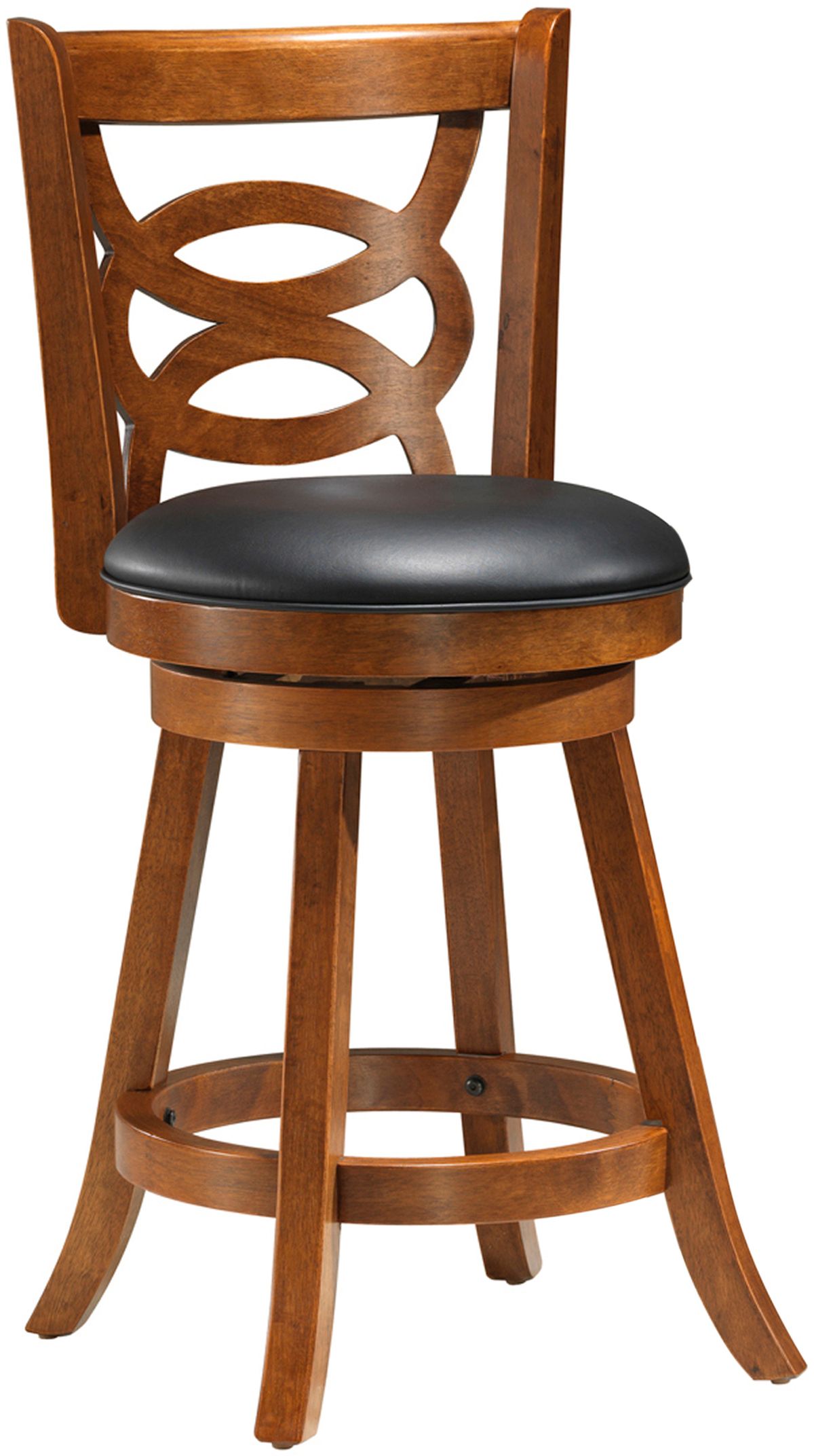 Oak swivel counter stools with back discount