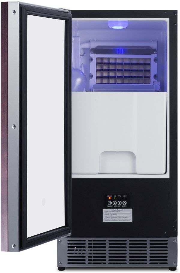 Summit® 15" 45 lb. Panel Ready ADA Compliant Undercounter Ice Maker-1