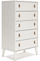 Signature Design by Ashley® Aprilyn 5-Piece White Twin Bedroom Set-3