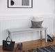 Jofran Inc. Simplicity Dove Gray Bench-1