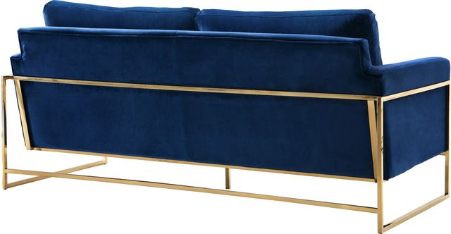 Meridian Furniture Mila Navy Velvet Sofa-2