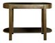 StyleCraft Gold Oval Console Table-0