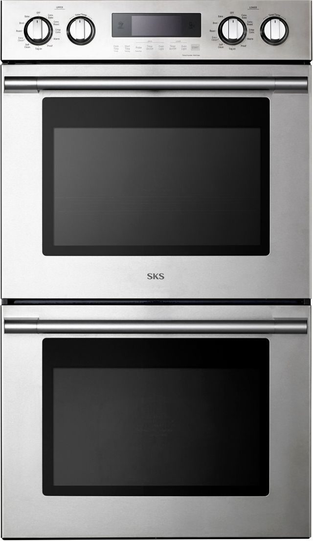 SKS 30" Stainless Steel Electric Built In Double Oven-0