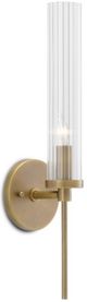Currey & Company Bagno Bellings Antique Brass Wall Sconce-0