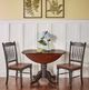 A-America® British Isles Antique Oak Dropleaf Dining Table with Black Base-2