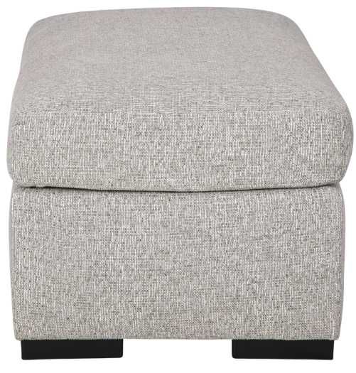 Clearance Benchcraft® Evansley Pewter Ottoman-2