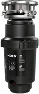 Moen® GX PRO Series 0.33 HP Continuous Feed Black Garbage Disposal-1