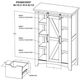 International Furniture Direct Pueblo White Chest-2