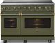 Viking® 5 Series 48" Martini Pro Style Induction Range with Brushed Brass Trim-4