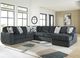 Signature Design by Ashley® Midnight-Madness 4-Piece Gunmetal Right-Arm Facing Sectional and Chaise-1