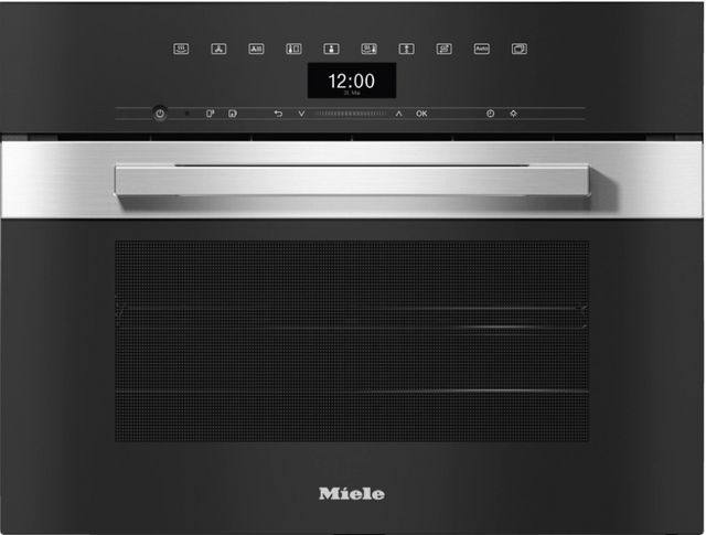 Miele 24" Clean Touch Steel Steam Oven