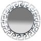 A & B Home Nickel Cut Out Mirror-1