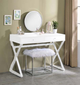 ACME Furniture Adao 2-Piece Chrome/White Vanity Set-1