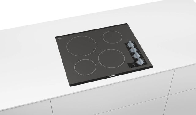 Bosch® 500 Series 24" Black Electric Cooktop without Frame-4