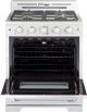 Unique® Appliances Classic Retro 30" Marshmallow White Freestanding Gas Range-1
