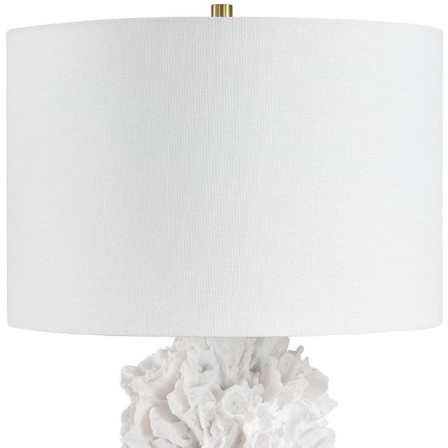Uttermost® Cambre White Coral Table Lamp-3