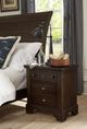 Vaughan-Bassett Laurel Tobacco King Roger Sleigh Bed-2
