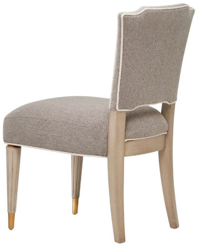 Michael Amini® St. Charles Brown/Dove Gray Vanity Chair-3