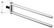 Hansgrohe PuraVida Chrome Dual Towel Bar-0