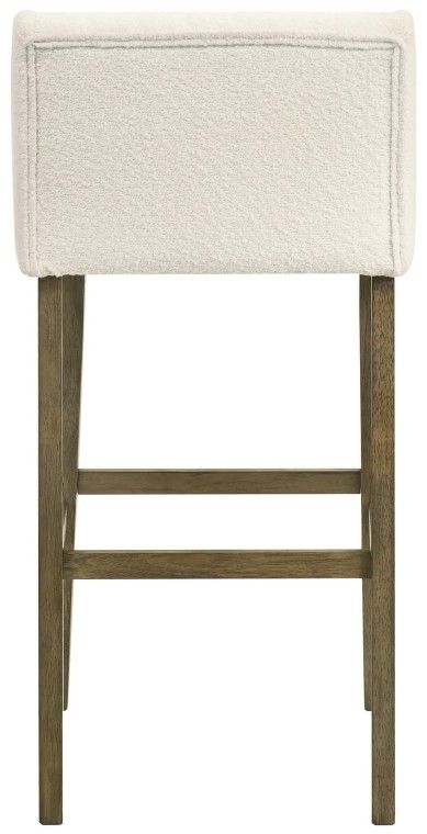 Armen Living Fauna 4-Piece Putty Brown/White Barstool Set-4