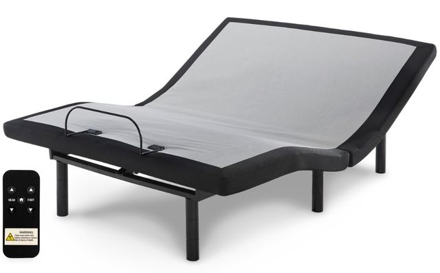 Sierra Sleep® by Ashley® 2-Piece 12" Hybrid and Good Adjustable Base California King Mattress Set-2
