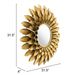 Zuo® Sunflower Gold Mirror -3
