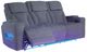 Signature Design by Ashley® Forest Lake Steel Power Reclining Sofa with Adjustable Headrest-1