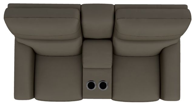 La-Z-Boy® Ava Mineral Leather Power Reclining Loveseat with Console and Headrest-4