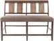 Jofran Inc. Mission Viejo Warm Brown Counter Bench-2